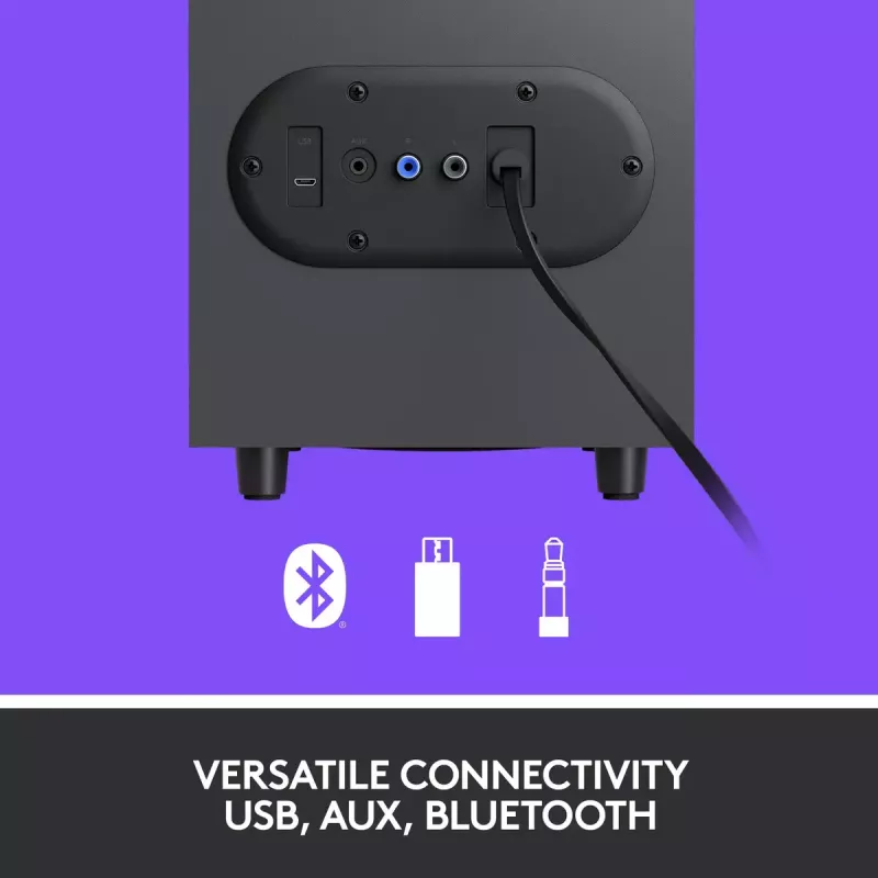 LOGITECH Z407 Bluetooth-tietokonekaiuttimet subwooferilla ja langattomalla ohjauksella