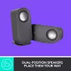 LOGITECH Z407 Bluetooth-tietokonekaiuttimet subwooferilla ja langattomalla ohjauksella