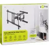 Goobay TV-seinäteline Pro FULLMOTION (XL) 60 kg 43–100