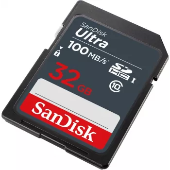 WESTERN DIGITAL SanDisk Ultra 32GB SDHC muistikortti 100 MB/s (SDSDUNR-032G-GN3IN)