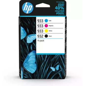 HP 932 musta/933 syaani/magenta/keltainen 4 kpl:n pakkaus alkuperäiset musteet