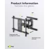 Goobay TV-seinäteline Pro FULLMOTION (L) 60 kg 37–70
