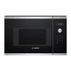 Kalusteisiin asennettava mikroaaltouuni Bosch Serie 6 BFL524MS0 — 800 W, 20 L, kosketusohjaus, ruostumaton teräs/musta