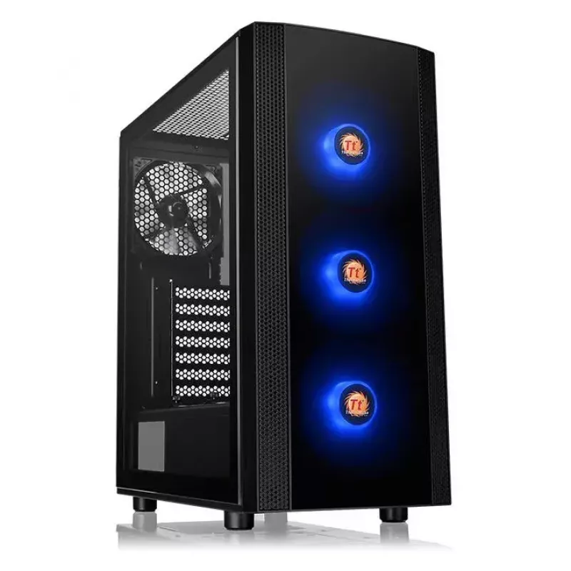 Thermaltake Versa J25 TG RGB PC-kotelo Midi Tower musta