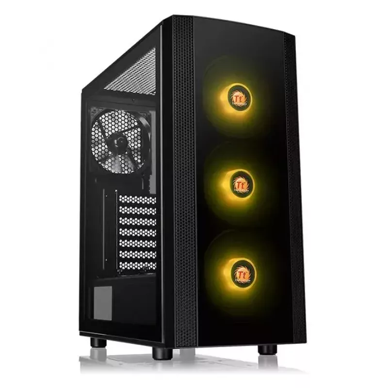 Thermaltake Versa J25 TG RGB PC-kotelo Midi Tower musta