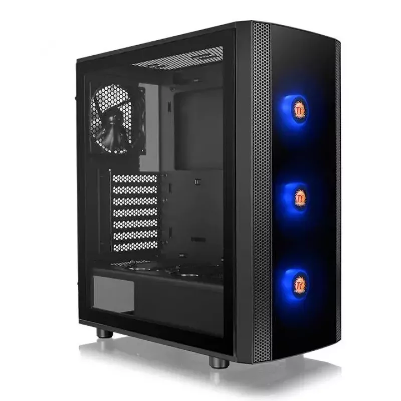 Thermaltake Versa J25 TG RGB PC-kotelo Midi Tower musta