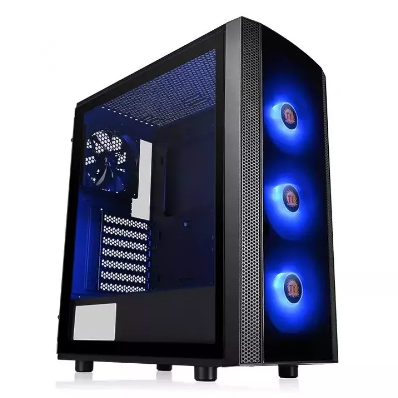 Thermaltake Versa J25 TG RGB PC-kotelo Midi Tower musta