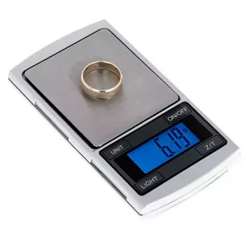 Adler AD 3168 tarkkuusvaaka, 100 g kapasiteetti, 0.01 g tarkkuus, hopea, kannettava
