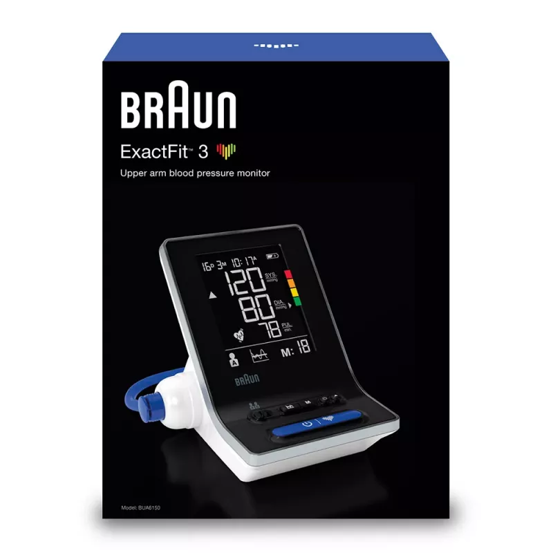 Braun ExactFit 3 olkavarsimittari automaattinen 2 käyttäjää