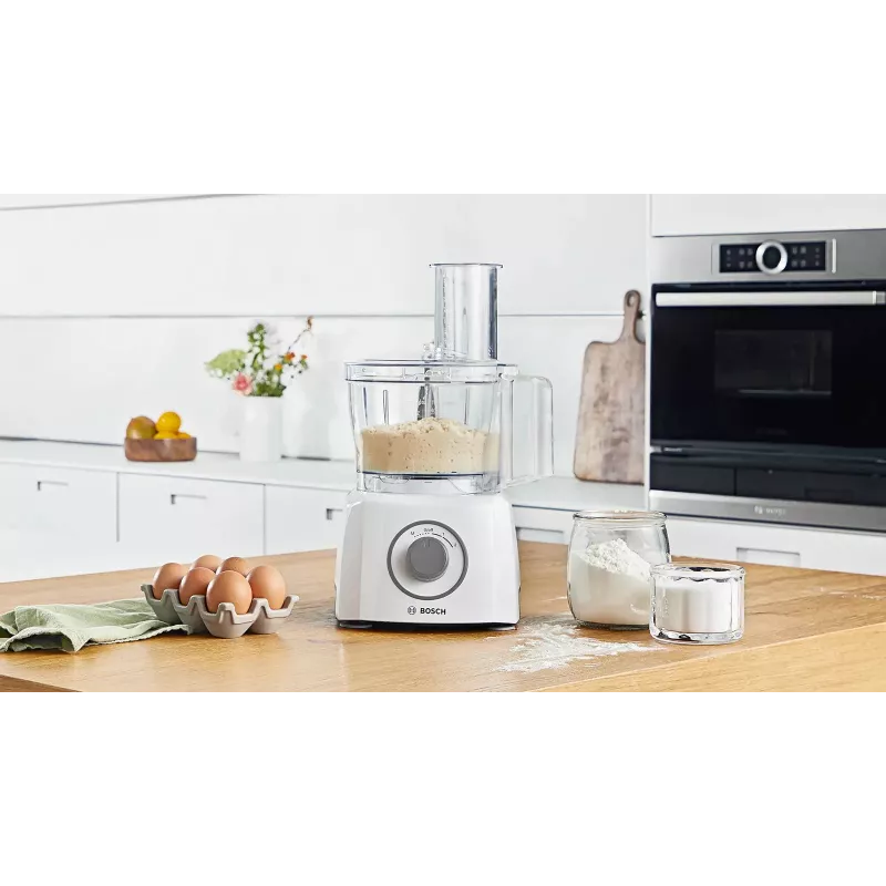 Bosch MCM3100W yleiskone — 800 W, 2,3 L kulho, 2 nopeutta, turbo, valkoinen
