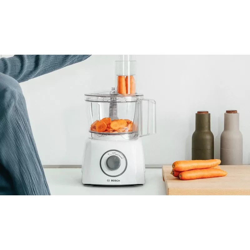 Bosch MCM3100W yleiskone — 800 W, 2,3 L kulho, 2 nopeutta, turbo, valkoinen