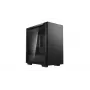 PC-kotelo DeepCool MACUBE 110 Midi-Tower musta — microATX/Mini-ITX, karkaistu lasi, tukee GPU 320 mm, CPU-jäähdytin 165 mm
