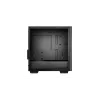 PC-kotelo DeepCool MACUBE 110 Midi-Tower musta — microATX/Mini-ITX, karkaistu lasi, tukee GPU 320 mm, CPU-jäähdytin 165 mm