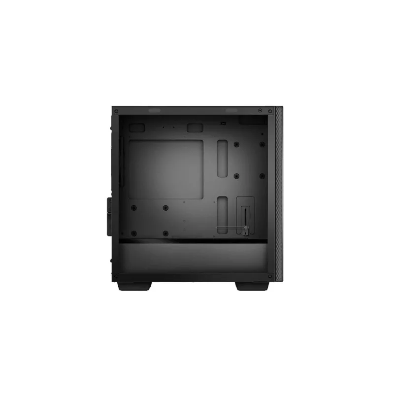 PC-kotelo DeepCool MACUBE 110 Midi-Tower musta — microATX/Mini-ITX, karkaistu lasi, tukee GPU 320 mm, CPU-jäähdytin 165 mm