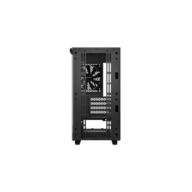 PC-kotelo DeepCool MACUBE 110 Midi-Tower musta — microATX/Mini-ITX, karkaistu lasi, tukee GPU 320 mm, CPU-jäähdytin 165 mm