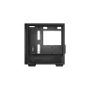 PC-kotelo DeepCool MACUBE 110 Midi-Tower musta — microATX/Mini-ITX, karkaistu lasi, tukee GPU 320 mm, CPU-jäähdytin 165 mm