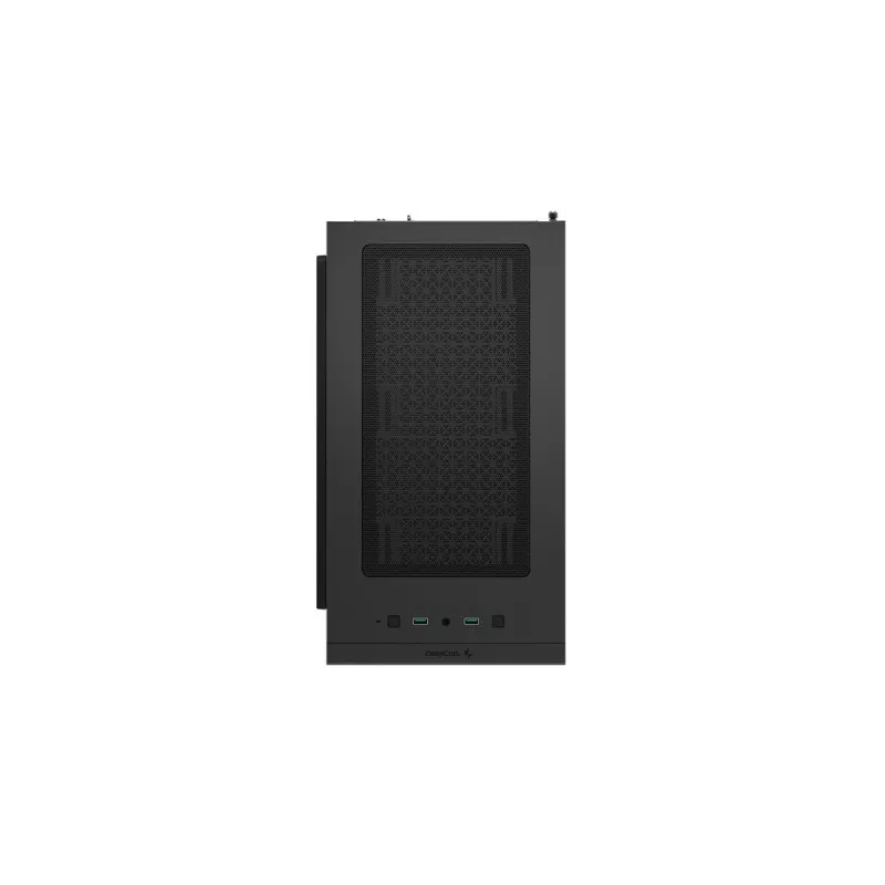 PC-kotelo DeepCool MACUBE 110 Midi-Tower musta — microATX/Mini-ITX, karkaistu lasi, tukee GPU 320 mm, CPU-jäähdytin 165 mm
