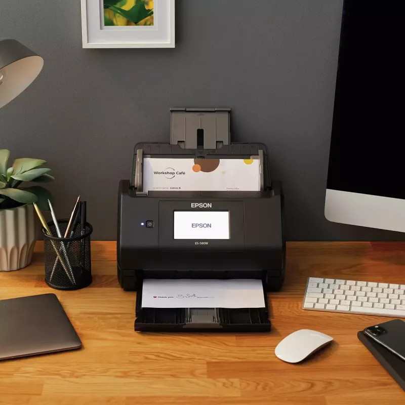 Epson WorkForce ES-580W syöttöskanneri 600 x 600 DPI A4 musta