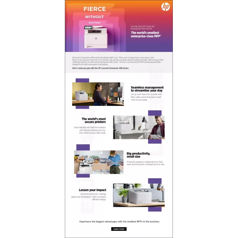 HP väri LaserJet Enterprise MFP M480f, laser, värilaser, 600 x 600 DPI, A4, suoratulostus, valkoinen, musta