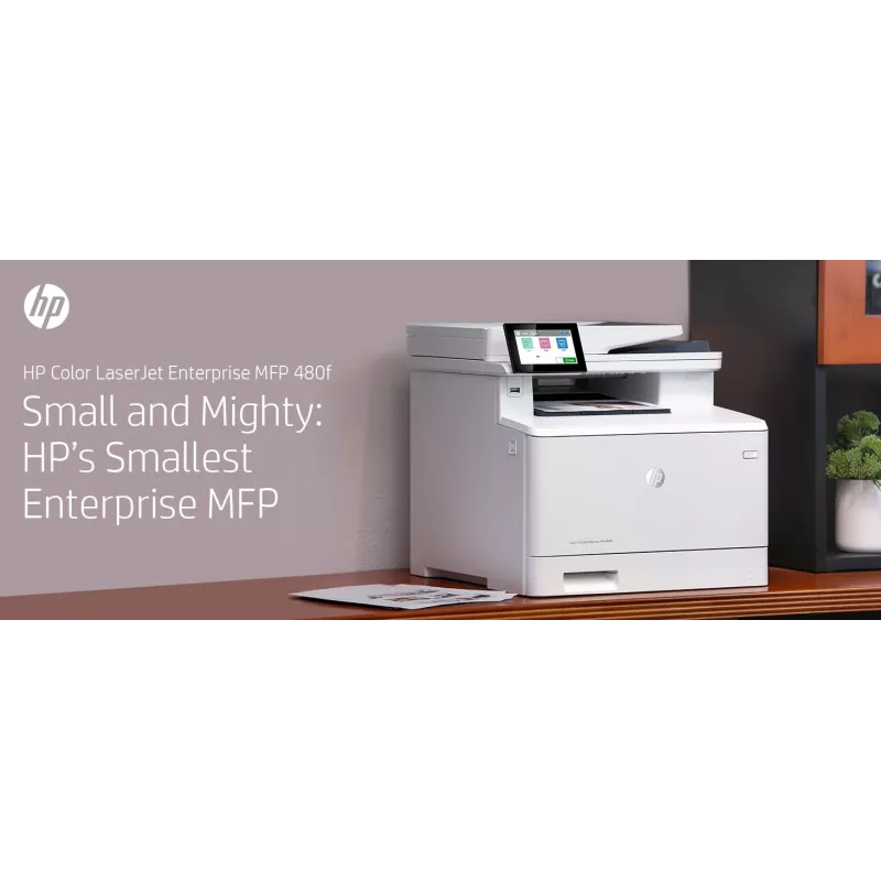 HP väri LaserJet Enterprise MFP M480f, laser, värilaser, 600 x 600 DPI, A4, suoratulostus, valkoinen, musta