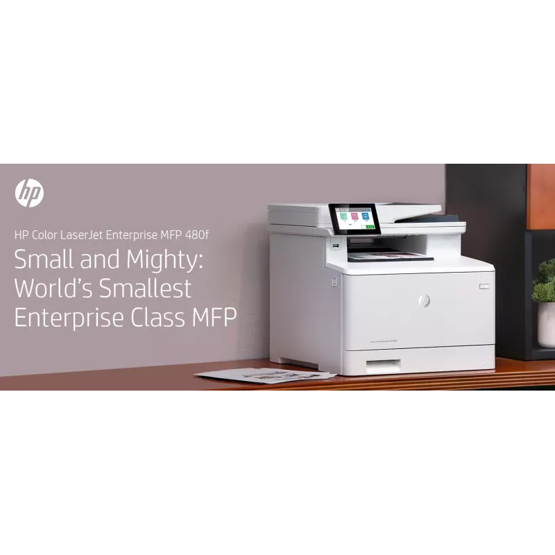 HP väri LaserJet Enterprise MFP M480f, laser, värilaser, 600 x 600 DPI, A4, suoratulostus, valkoinen, musta