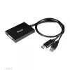 Club 3D CAC-1010-A aktiivinen DisplayPort – Dual Link DVI-D -sovitin, DisplayPort 1.2a, USB-virta, HDCP OFF, 0,6 m, musta