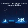 Hallitsematon kytkin TP-Link TL-SG108-M2 8-porttinen 2.5G pöytämalli