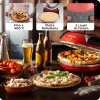 Pizzauuni Ariete 0909/10 1200 W musta punainen 1 pizza 33 cm