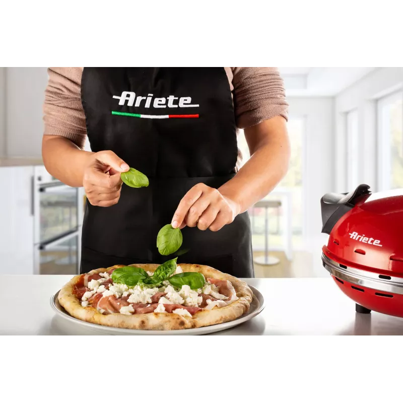 Pizzauuni Ariete 0909/10 1200 W musta punainen 1 pizza 33 cm