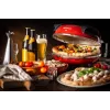 Pizzauuni Ariete 0909/10 1200 W musta punainen 1 pizza 33 cm