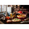 Pizzauuni Ariete 0909/10 1200 W musta punainen 1 pizza 33 cm