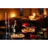 Pizzauuni Ariete 0909/10 1200 W musta punainen 1 pizza 33 cm