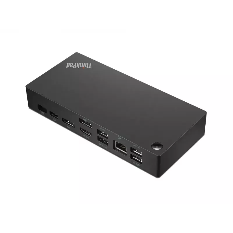Lenovo ThinkPad Universal USB-C -telakka johdollinen USB 3.2 Gen 1 (3.1 Gen 1) Type-C musta
