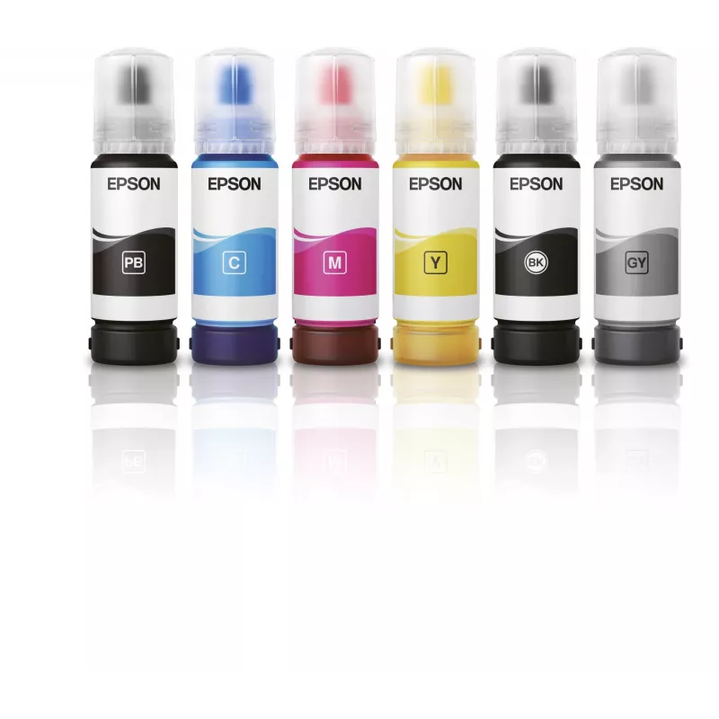 Mustepullo Epson 115 ECOTANK syaani C13T07D24A