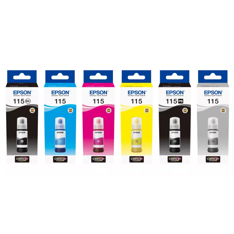 Epson 115 ECOTANK C13T07D34A mustepullo magenta
