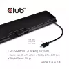 CLUB3D USB Type-C 3.2 Gen1 Triple Display Dynamic PD Charging -telakka 100W PD -laturi