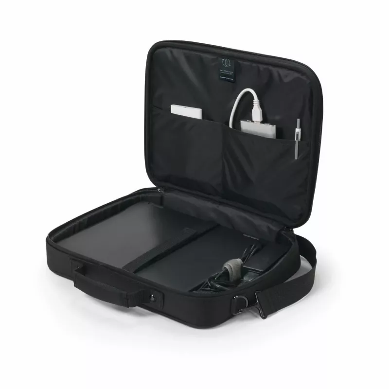 DICOTA Eco Multi Base - 14-15.6in kannettavatietokonelaukku - musta / 300d Rpet polyesteri