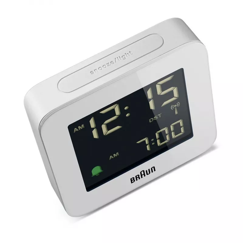 Braun BC09-DCF digitaalinen herätyskello valkoinen