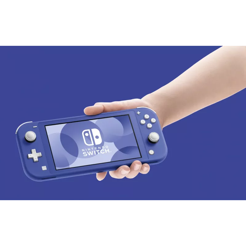 Nintendo Switch Lite, Nintendo Switch Lite, NVIDIA Custom Tegra, sininen, analoginen / digitaalinen, Home-painike, virta-/painikkeet