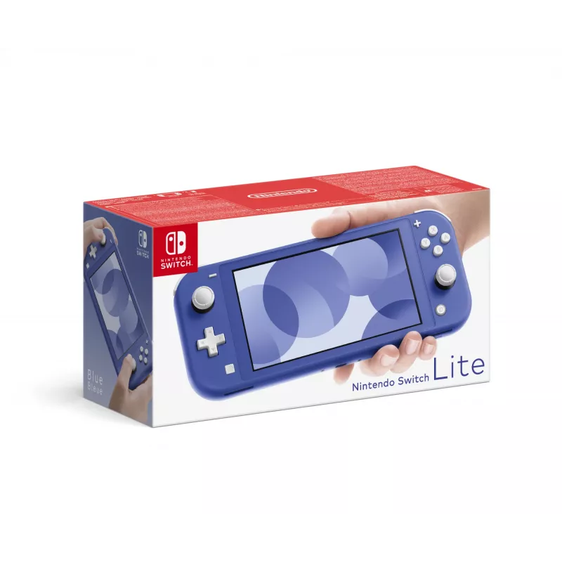 Nintendo Switch Lite, Nintendo Switch Lite, NVIDIA Custom Tegra, sininen, analoginen / digitaalinen, Home-painike, virta-/painikkeet
