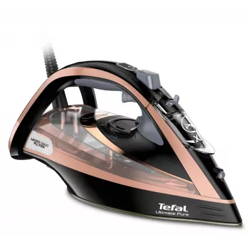 Höyrysilitysrauta Tefal FV9845 — 3200 W, 60 g/min höyryn kestoteho, 350 ml säiliö, pystyhöyry, 1,45 kg, musta/kupari