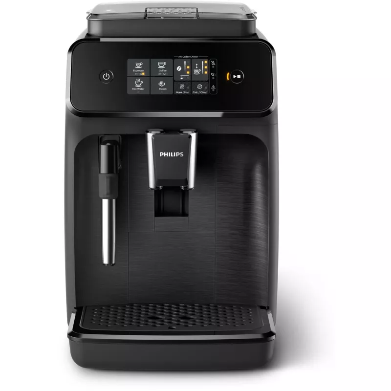 Espressokone Philips EP1220/00 – täysautomaattinen, 1,8 l vesisäiliö, 275 g papusäiliö, 15 bar, keraaminen mylly, 12 jauhatusasetusta, musta