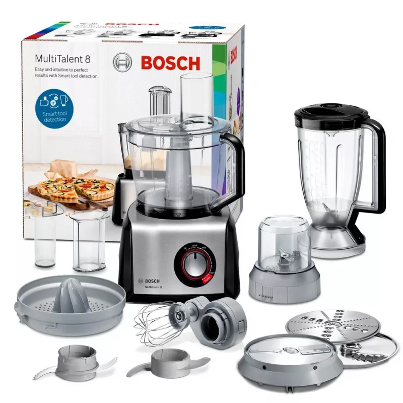 Bosch MC812M844 monitoimikone 1250 W 3,9 L musta, ruostumaton teräs