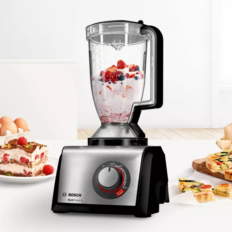 Bosch MC812M844 monitoimikone 1250 W 3,9 L musta, ruostumaton teräs