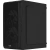 PC-kotelo AEROCOOL CS107V2 Mini Tower — musta, microATX/Mini-ITX, 2x120mm tuuletin, 1x3,5 inch + 2x2,5 inch paikat