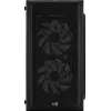 PC-kotelo AEROCOOL CS107V2 Mini Tower — musta, microATX/Mini-ITX, 2x120mm tuuletin, 1x3,5 inch + 2x2,5 inch paikat