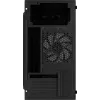 PC-kotelo AEROCOOL CS107V2 Mini Tower — musta, microATX/Mini-ITX, 2x120mm tuuletin, 1x3,5 inch + 2x2,5 inch paikat