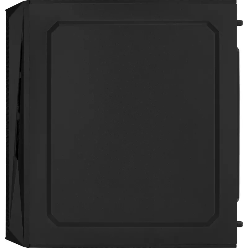 PC-kotelo AEROCOOL CS107V2 Mini Tower — musta, microATX/Mini-ITX, 2x120mm tuuletin, 1x3,5 inch + 2x2,5 inch paikat