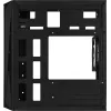 PC-kotelo AEROCOOL CS107V2 Mini Tower — musta, microATX/Mini-ITX, 2x120mm tuuletin, 1x3,5 inch + 2x2,5 inch paikat
