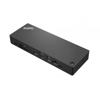 Lenovo 40B00300EU kannettavan telakointiasema/porttireplikaattori johdollinen Thunderbolt 4 musta, punainen